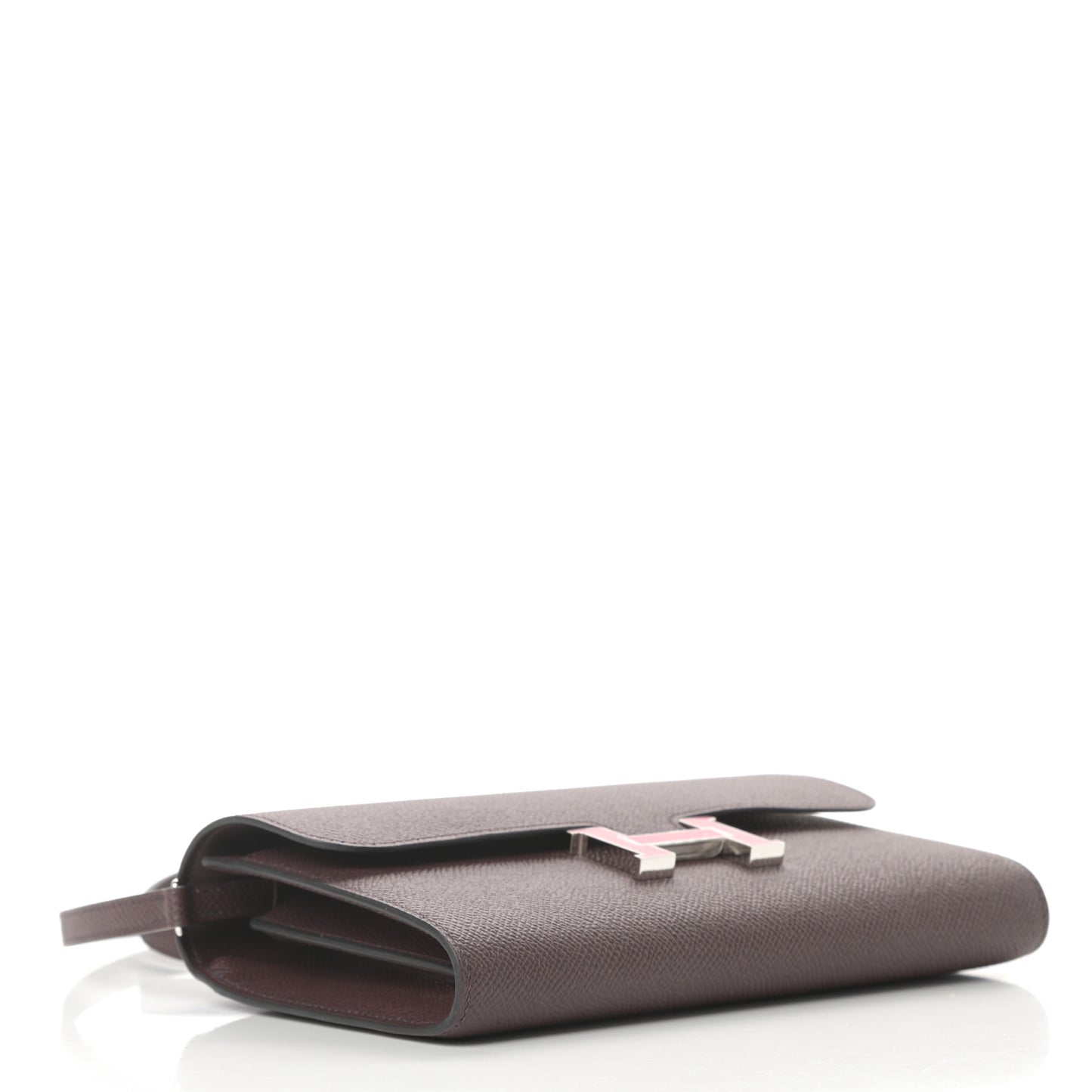 Epsom Enamel Constance Long Wallet To Go Wallet Rouge Sellier Framboise