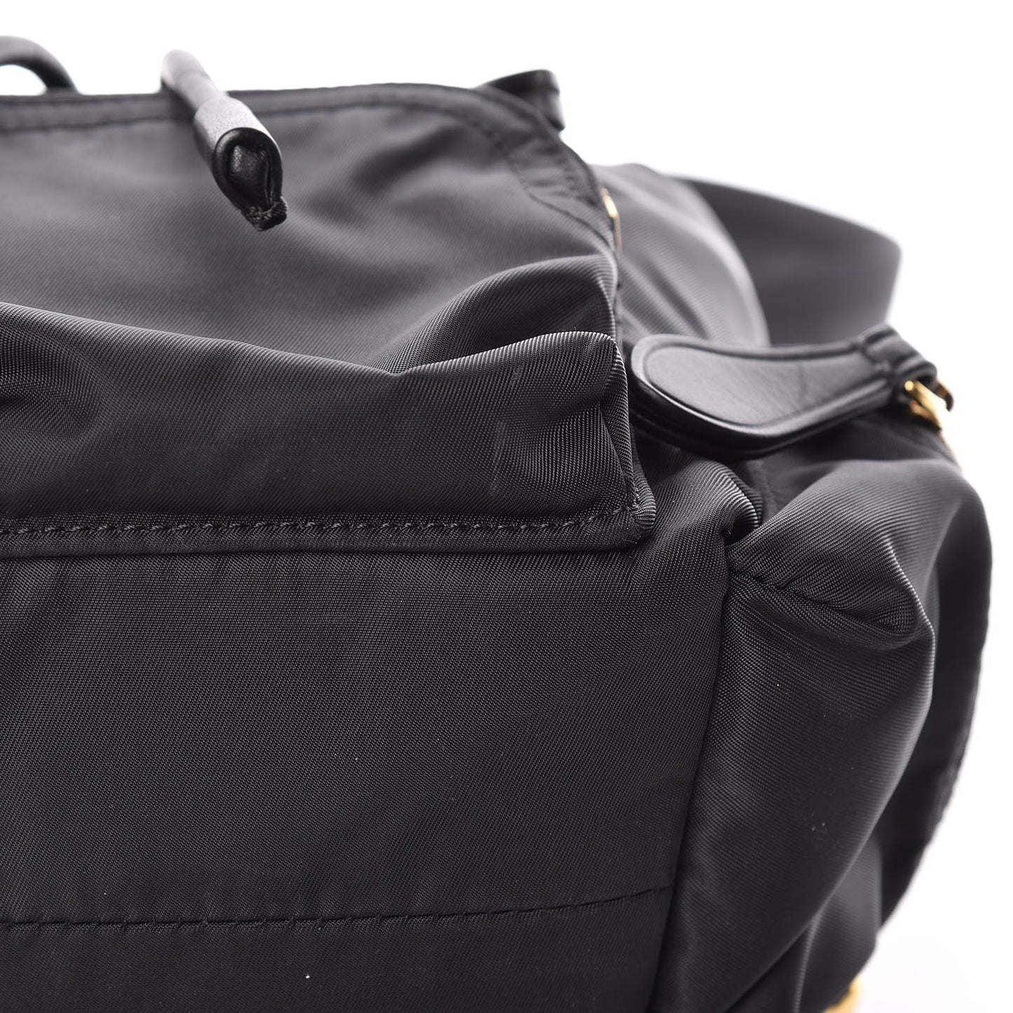 Nylon Small Rucksack Backpack Black