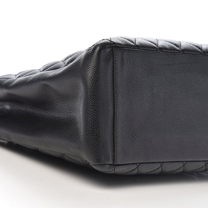 Chanel Caviar Quilted Grand Shopping Tote GST Black 7 of 9