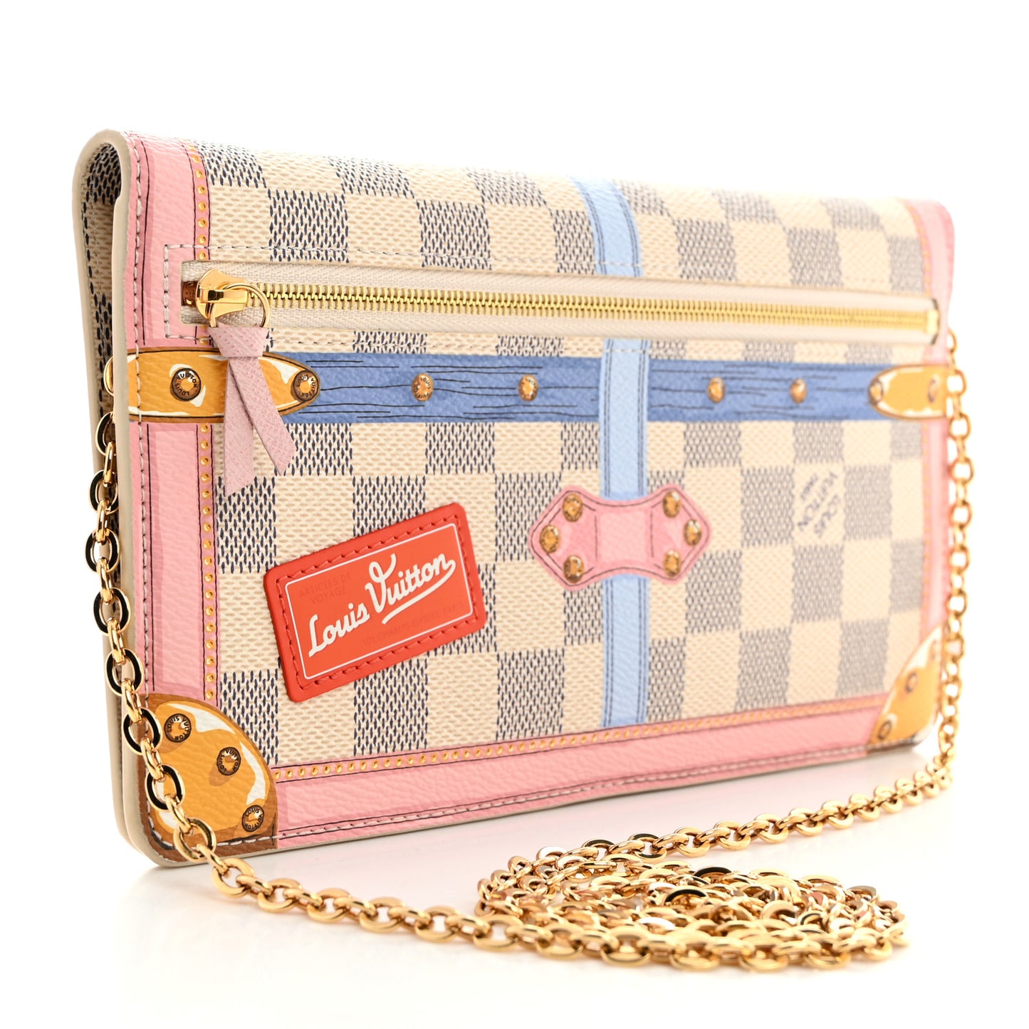 Damier Azur Summer Trunks Pochette Weekend