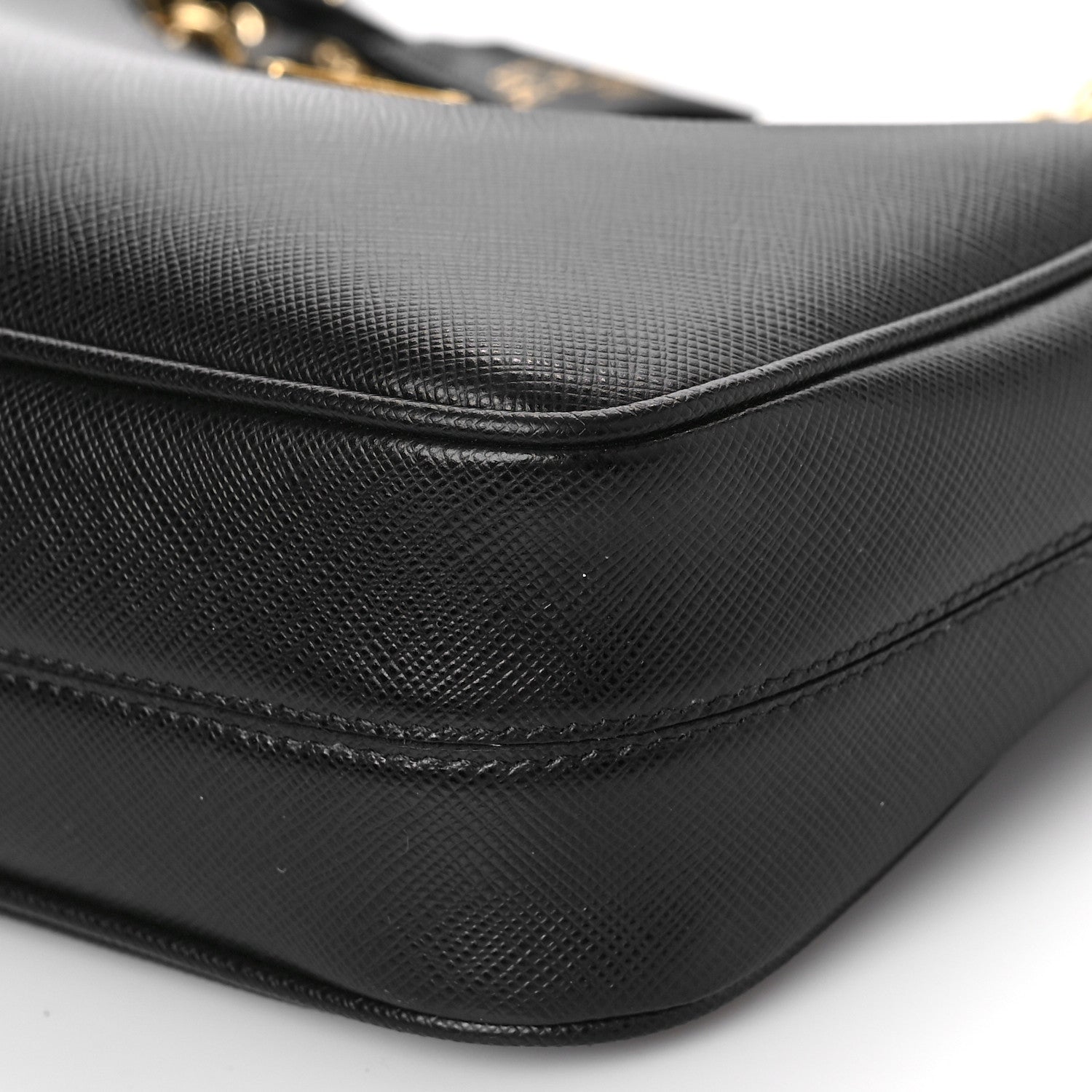 Prada Saffiano Lux Re-Edition 2005 Shoulder Bag Black 8 of 8