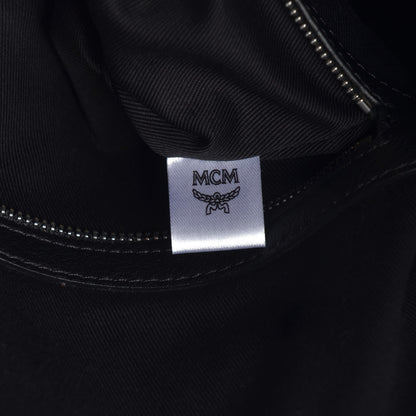 MCM Grained Calfskin Large Klara Hobo Black 8 of 9