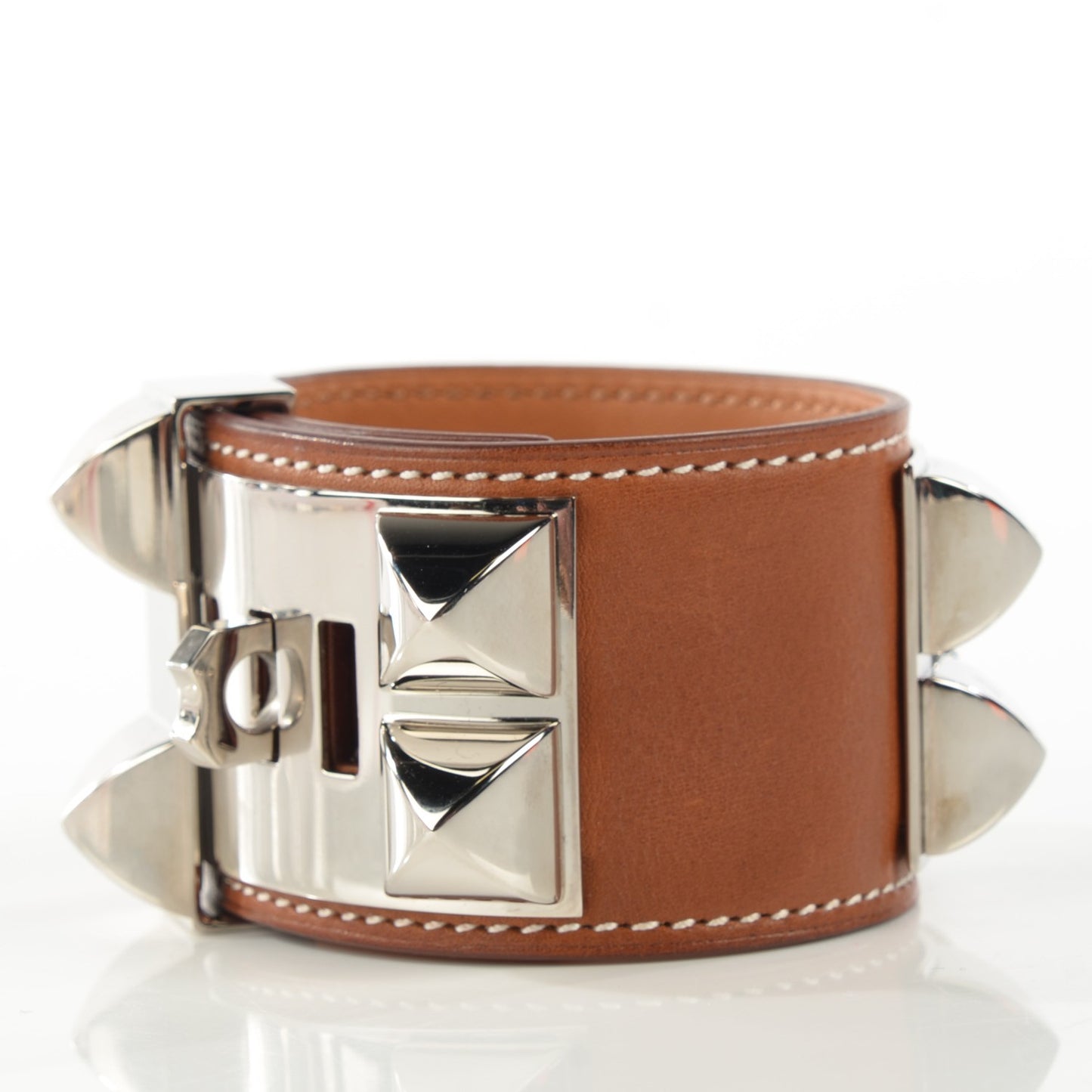 Barenia Collier De Chien CDC Bracelet S Fauve