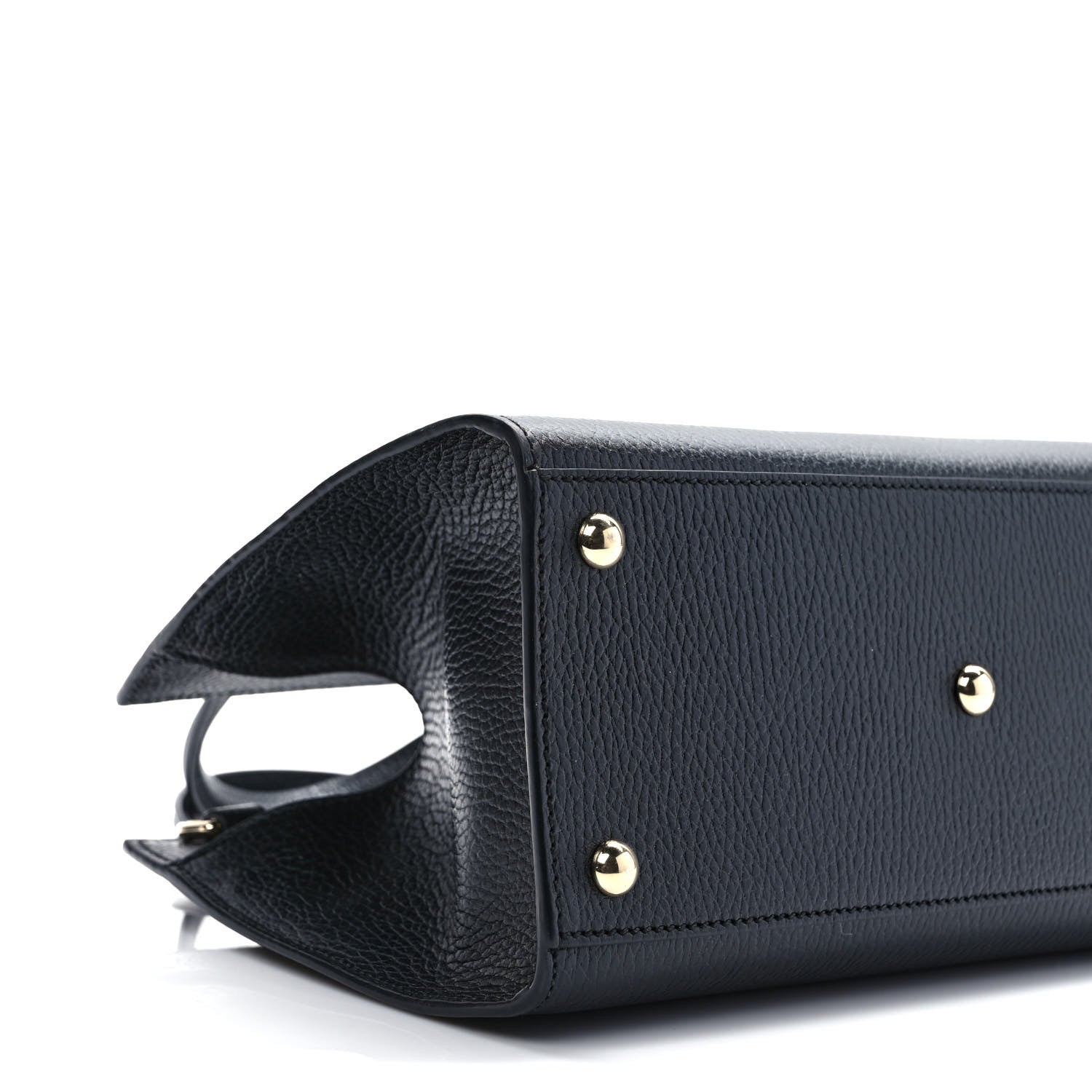 Gucci Dollar Calfskin Medium Soho Top Handle Satchel Black 8 of 10
