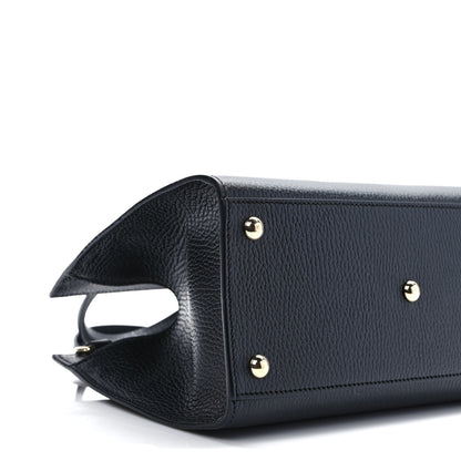 Gucci Dollar Calfskin Medium Soho Top Handle Satchel Black 8 of 10