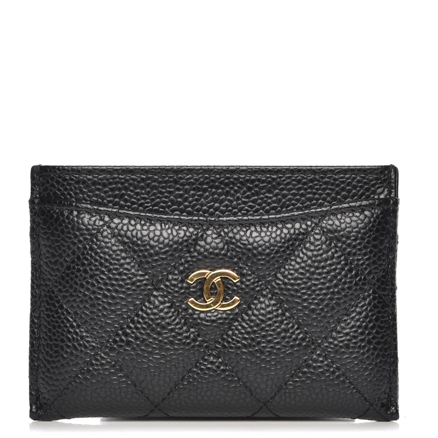 Chanel Caviar Quilted Card Holder Black 1 of 9