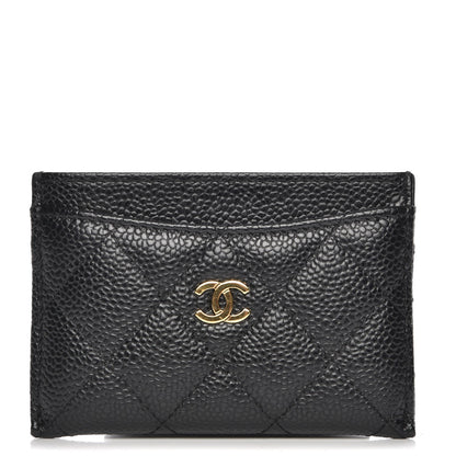 Chanel Caviar Quilted Card Holder Black 1 of 9