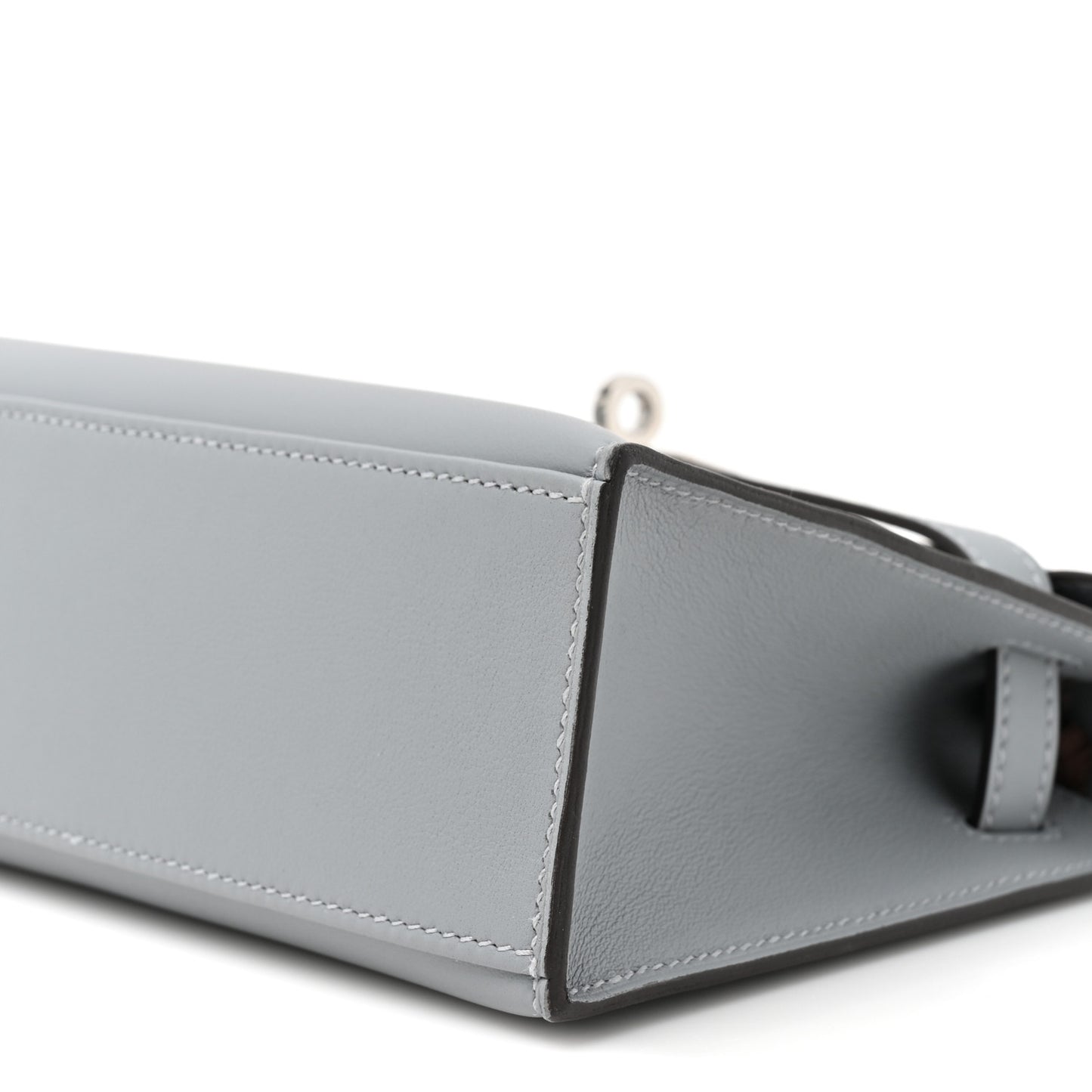 Swift Kelly Pochette Clutch Gris Pantin