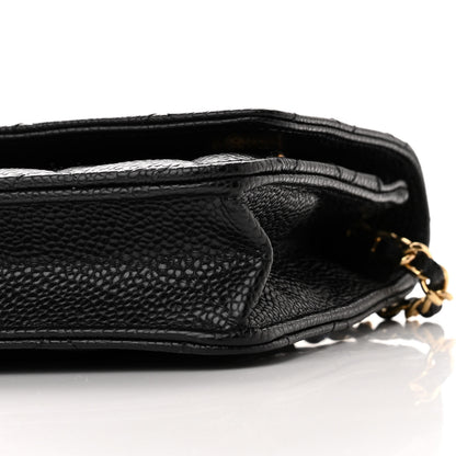 Chanel Caviar Quilted Wallet on Chain WOC Black 11 of 11