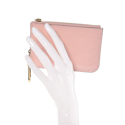 Louis Vuitton Vernis Key Pouch Rose Ballerine 2 of 9