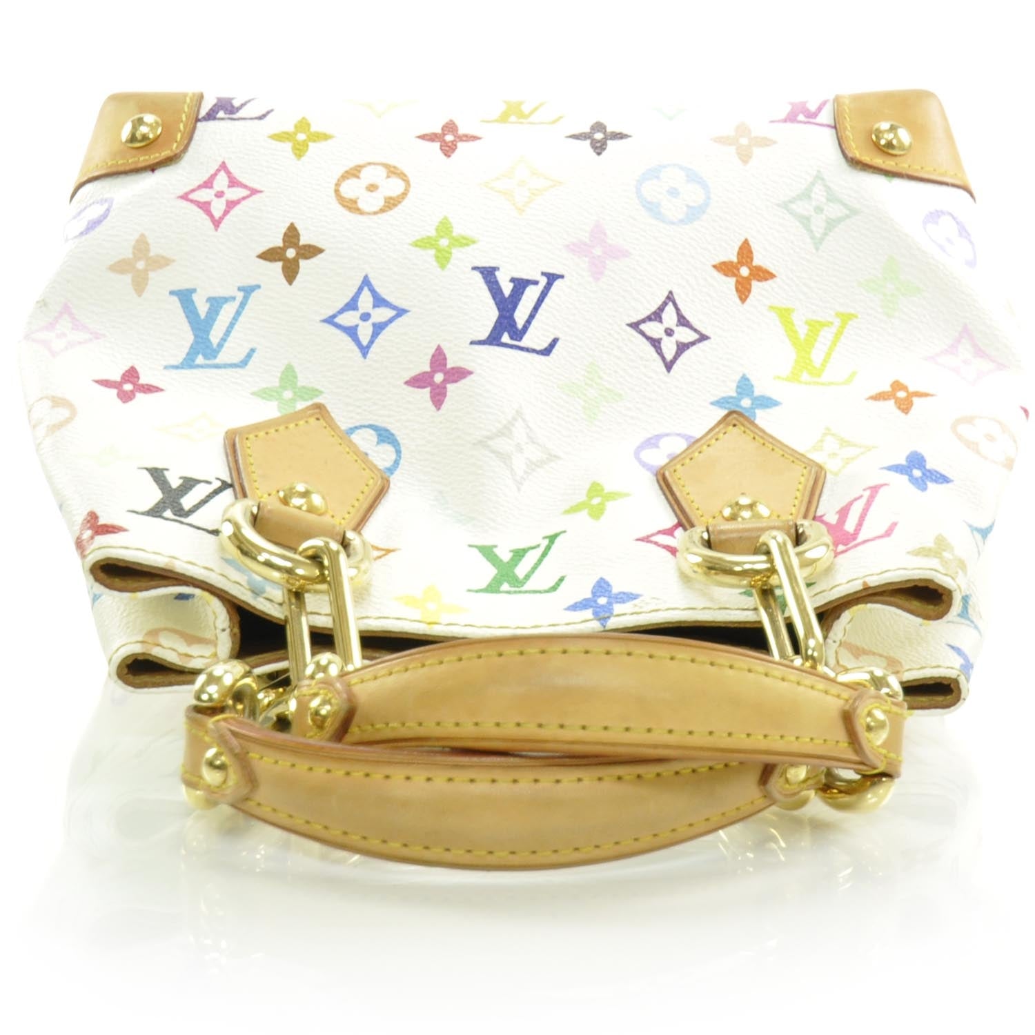 Louis Vuitton Monogram Multicolor Audra White 6 of 9