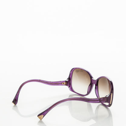 Louis Vuitton Gina Sunglasses Z0533W Violet Glitter 3 of 6