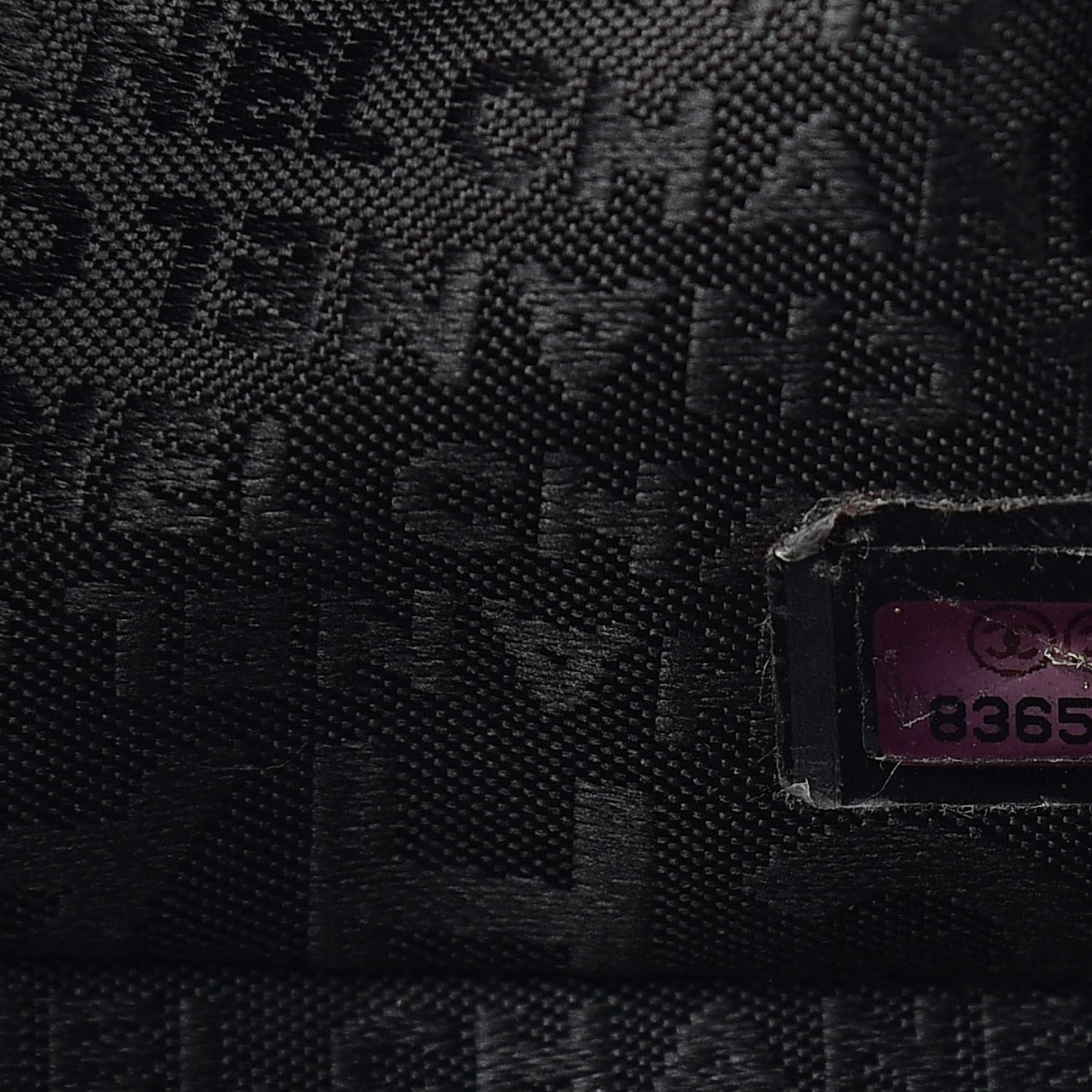 Caviar Square Stitched Medium Tote Black