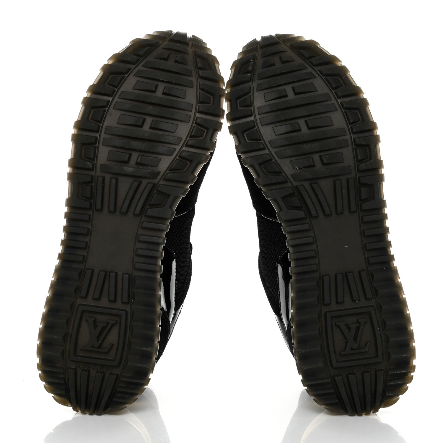 Louis Vuitton Suede Monogram Run Away Sneakers 36.5 Black 5 of 9