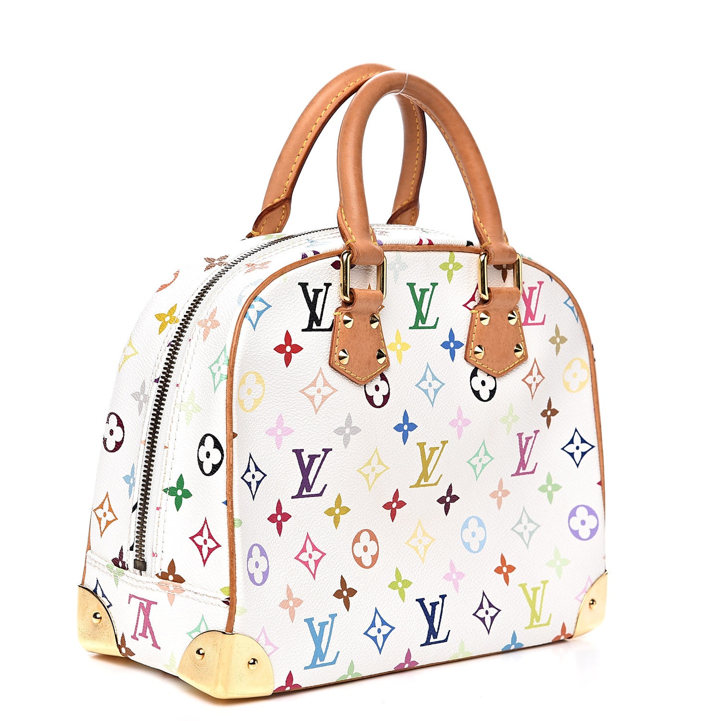 Monogram Multicolor Trouville White