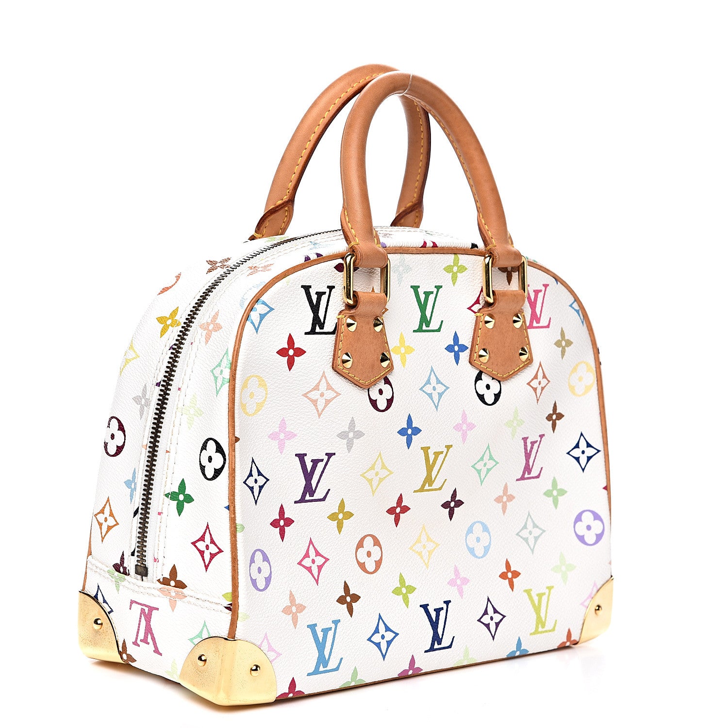Louis Vuitton Monogram Multicolor Trouville White 2 of 13