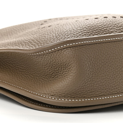 Hermes Taurillon Clemence Evelyne III PM Etoupe 9 of 10