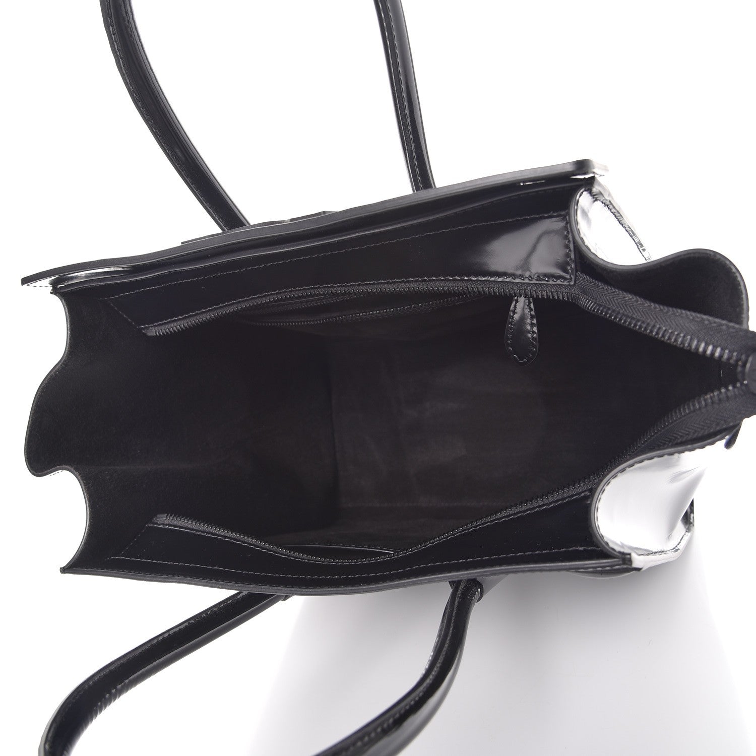 Celine Spazzolato Calfskin Mini Luggage Black 5 of 7