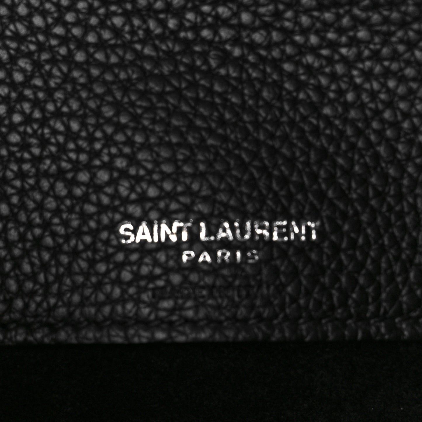 Grained Calfskin Baby Sac De Jour Souple Black