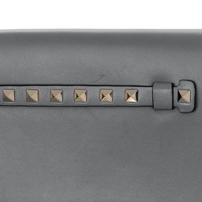 Valentino Garavani Nappa Rockstud Wristlet Clutch Light Stone 11 of 11
