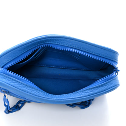 Louis Vuitton Taurillon Monogram Pochette Volga Blue 5 of 11