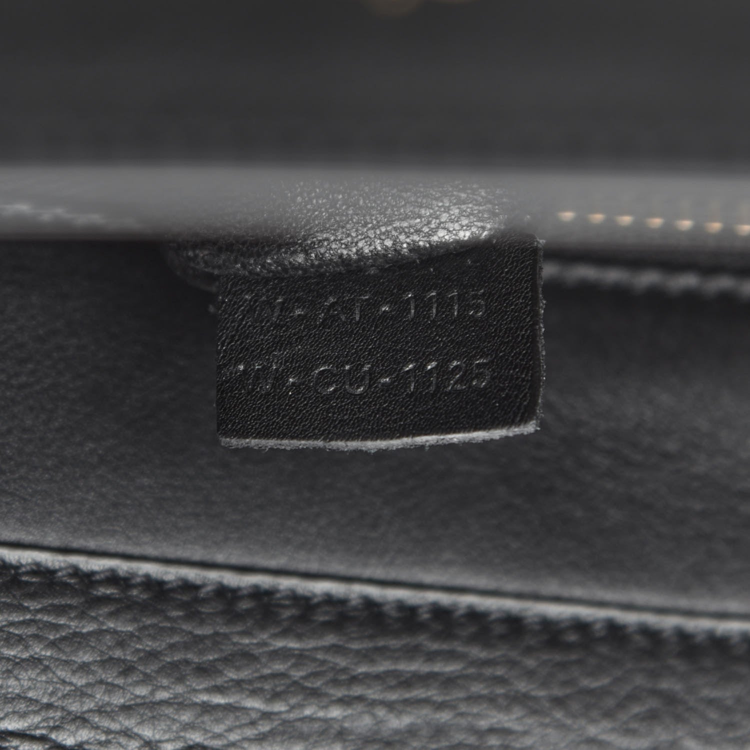 Celine Drummed Calfskin Bi-Color Micro Luggage 9 of 10