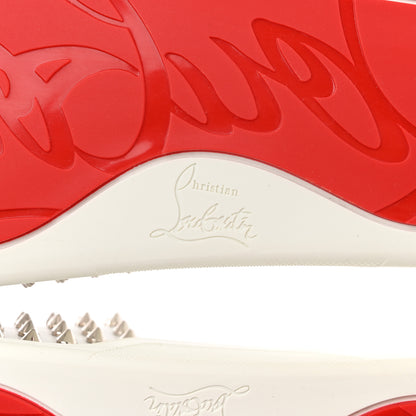 Christian Louboutin Calfskin Donna Studded Pool Fun Platform Flat Slide Sandals 41 White 7 of 11