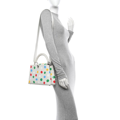 Louis Vuitton LV X YK Taurillon Capucines BB White 2 of 9
