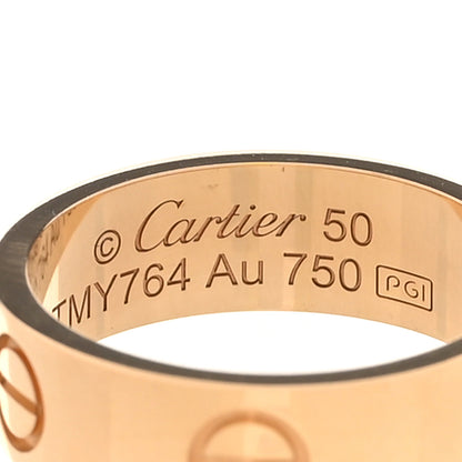 Cartier 18K Yellow Gold 5.5mm LOVE Ring 50 5.5 4 of 5