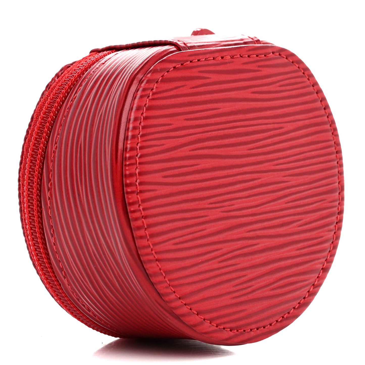 Epi Ecrin Bijoux 8cm Jewelry Box Case Castillan Red