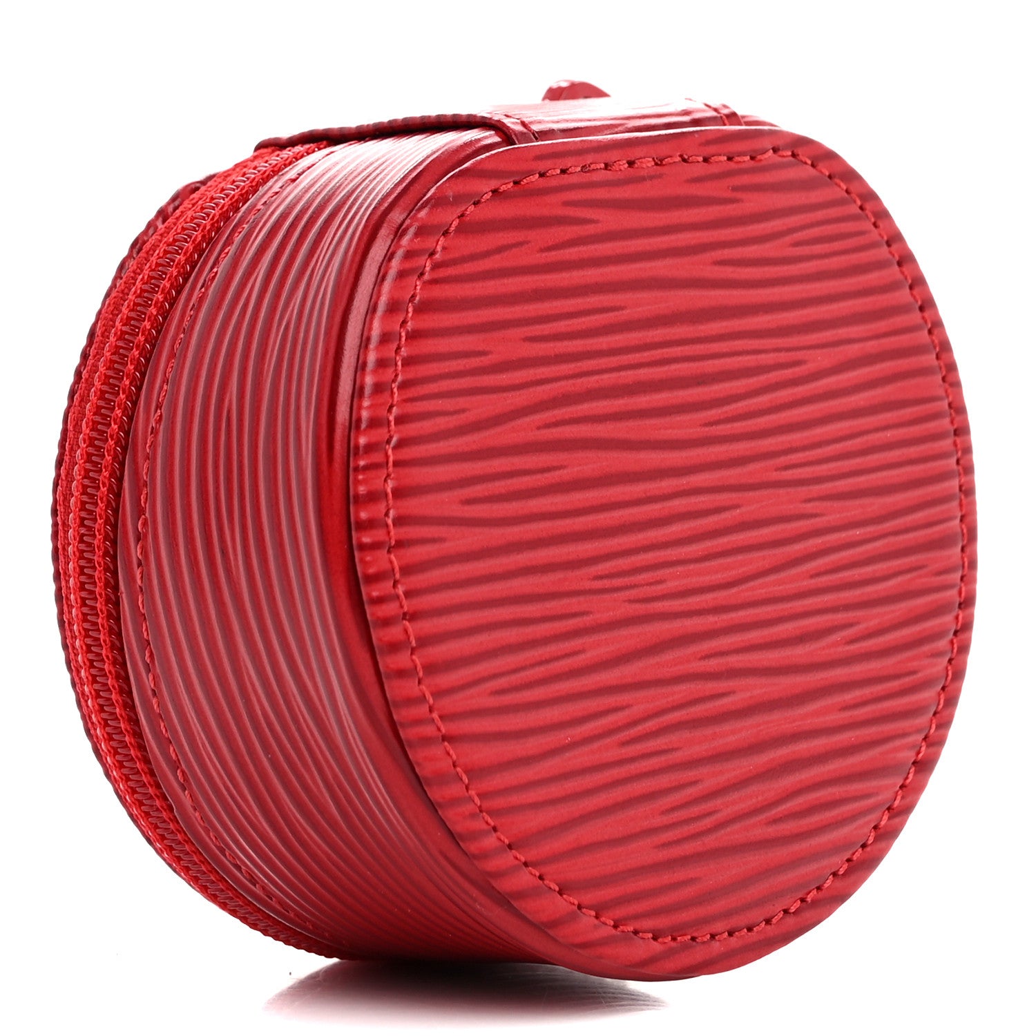 Louis Vuitton Epi Ecrin Bijoux 8cm Jewelry Box Case Castillan Red 3 of 6