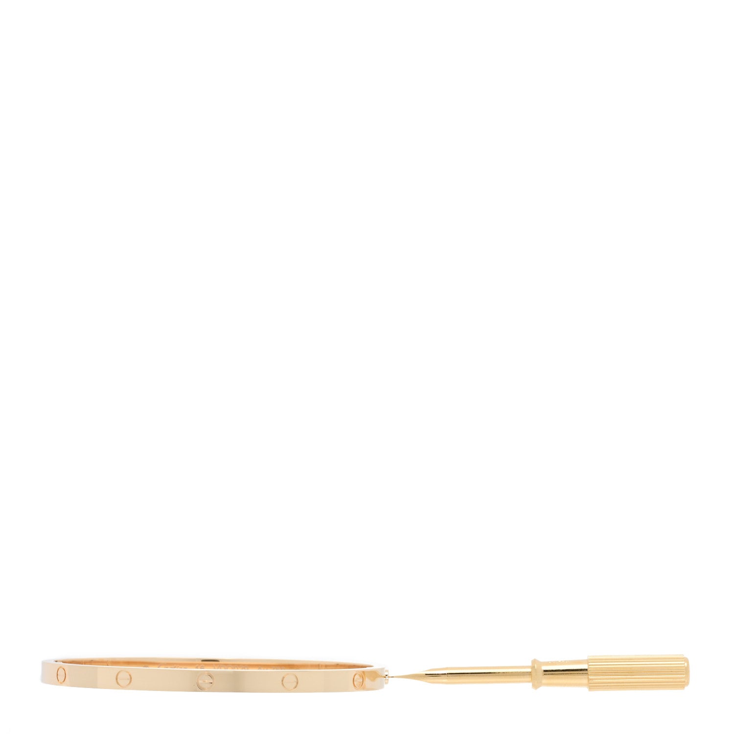 Cartier 18K Yellow Gold Small LOVE Bracelet 16 4 of 5