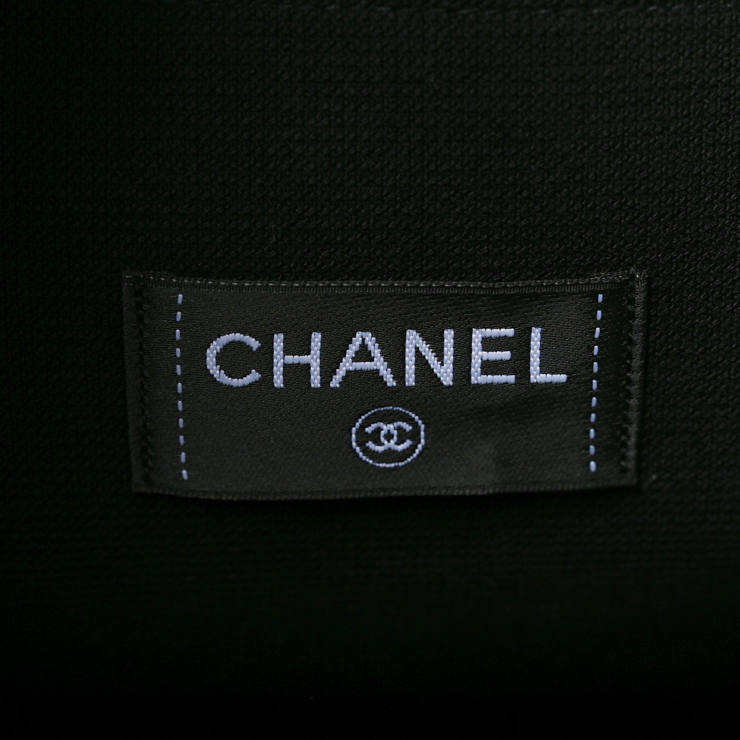 Cotton CC Beach Tote Black