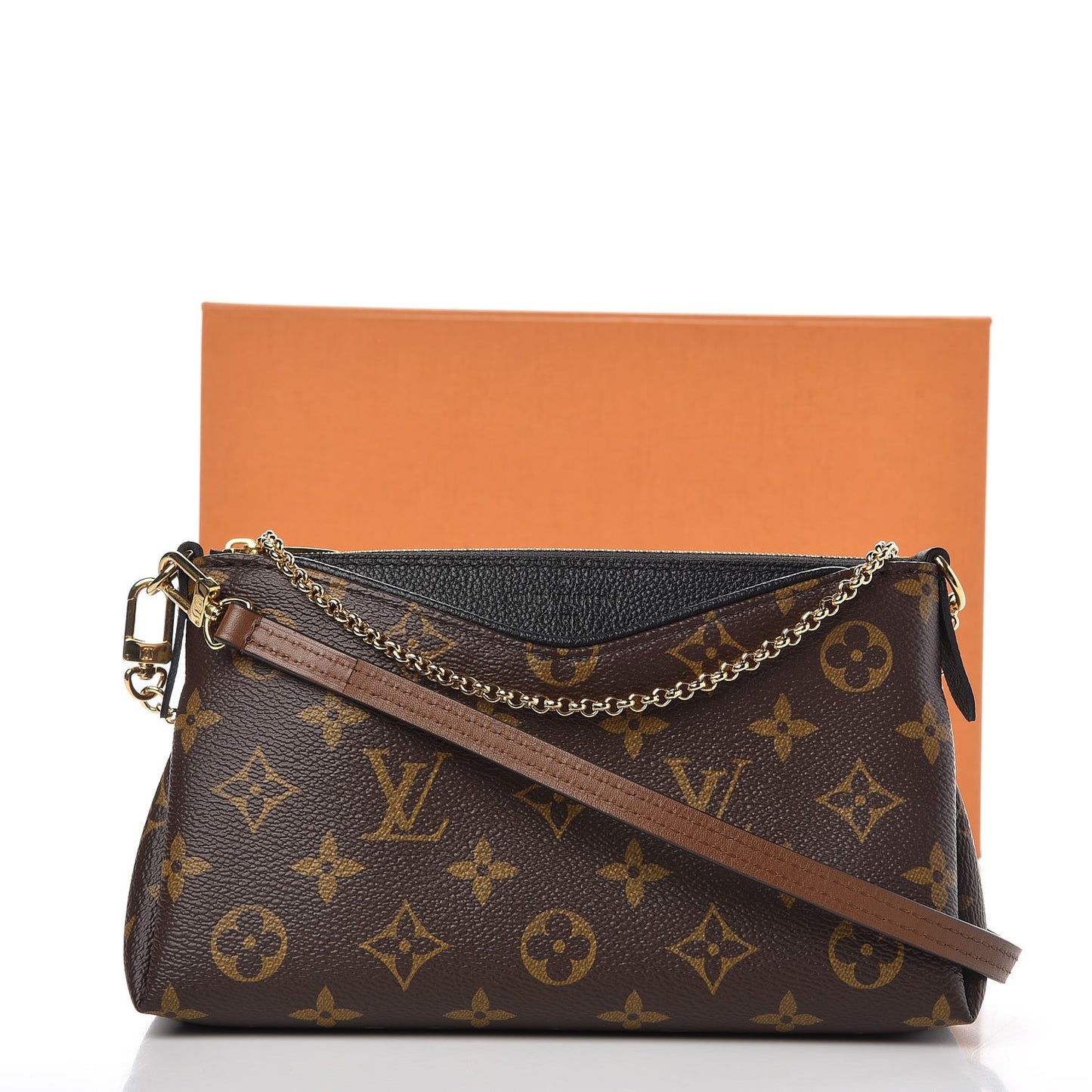 Monogram Pallas Clutch Black