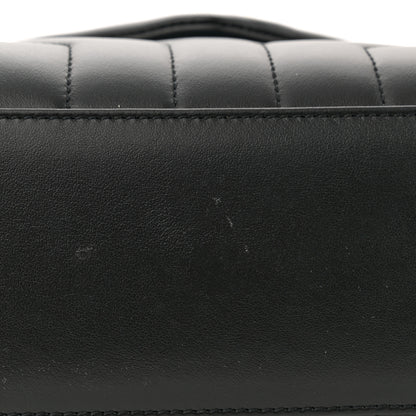 Saint Laurent Calfskin Y Quilted Monogram Small Loulou Chain Satchel Black 11 of 13