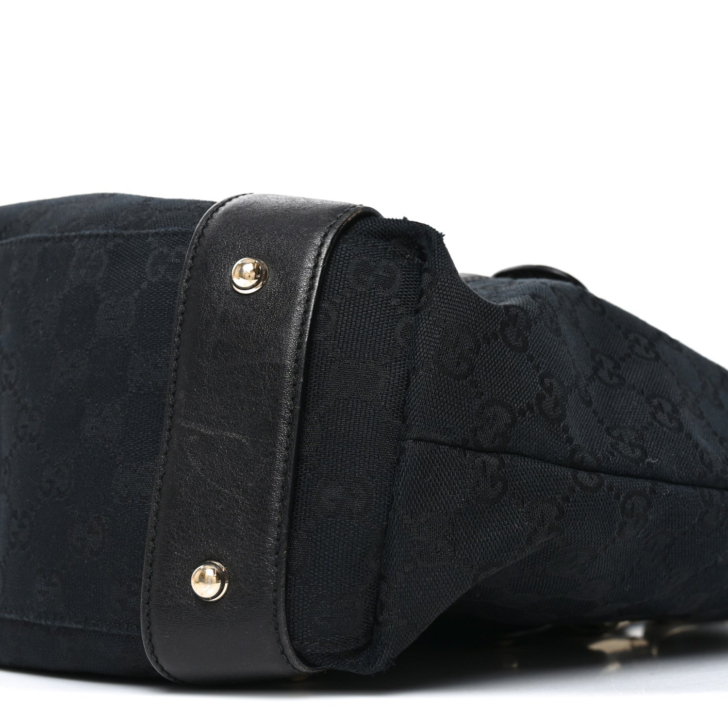 Gucci Guccissima Medium Pelham Shoulder Bag Black 10 of 11