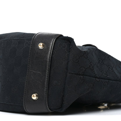 Gucci Guccissima Medium Pelham Shoulder Bag Black 10 of 11