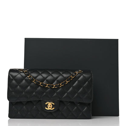 Chanel Caviar Quilted Medium Double Flap Black 10 of 10