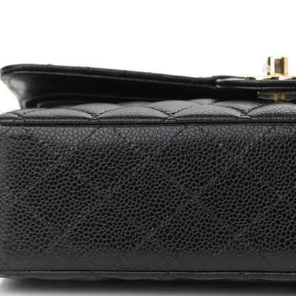 Chanel Caviar Quilted Medium Double Flap Black 10 of 10
