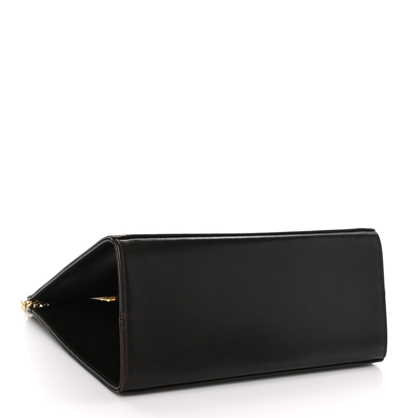 Calfskin Diana Clutch Brown