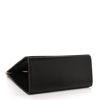 Salvatore Ferragamo Calfskin Diana Clutch Brown 4 of 12