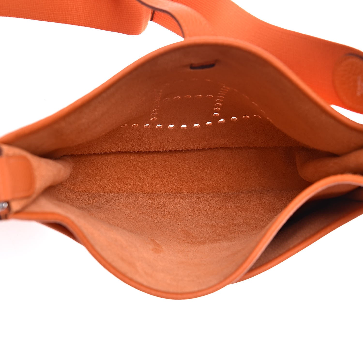 Hermes Taurillon Clemence Evelyne III GM Orange 5 of 9