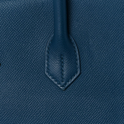 Hermes Epsom Birkin 35 Bleu Izmir 12 of 36