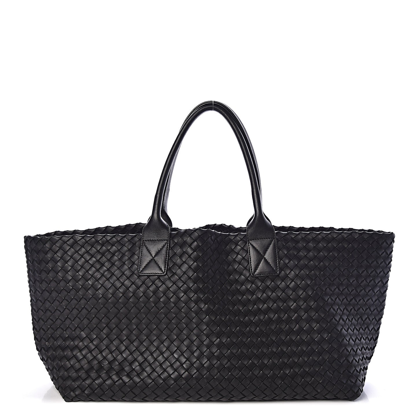 Nappa Intrecciato Medium Cabat Black