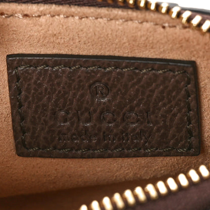 Gucci GG Supreme Monogram Web Ophidia Key Case Beige New Acero 6 of 9