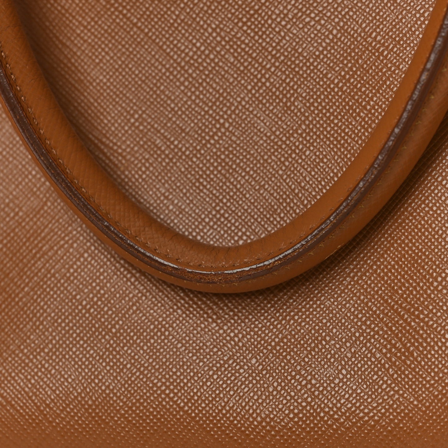 Saffiano Lux Colorblock Medium Galleria Double Zip Tote Caramel Papaya
