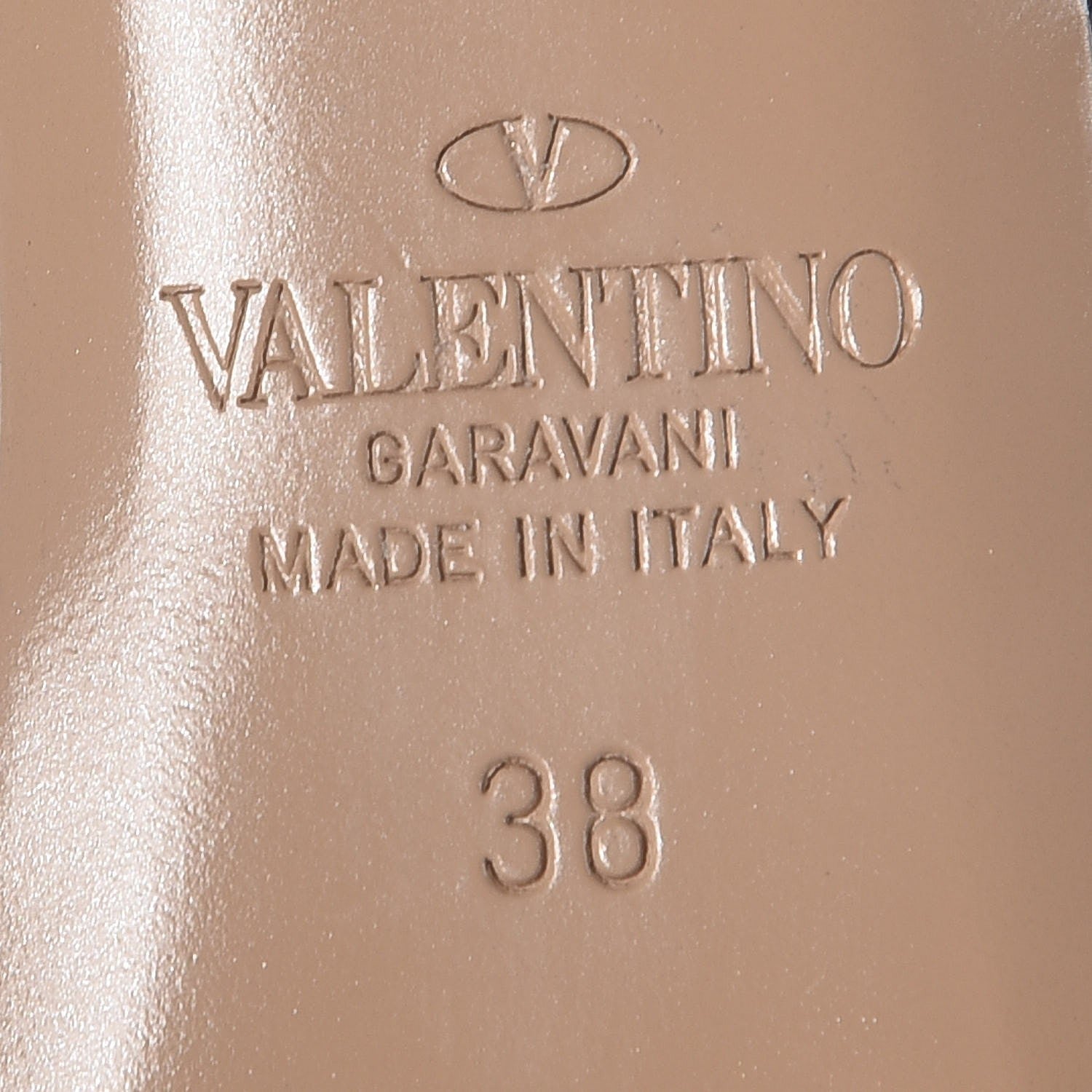 Valentino Garavani Nappa Rockstud Half D'Orsay Slingback 85mm Pumps 38 Light Ivory Poudre 6 of 9
