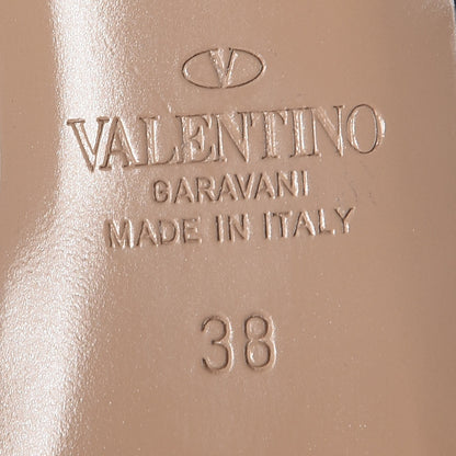 Valentino Garavani Nappa Rockstud Half D'Orsay Slingback 85mm Pumps 38 Light Ivory Poudre 6 of 9