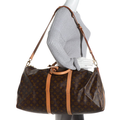 Louis Vuitton Monogram Keepall Bandouliere 55 2 of 9