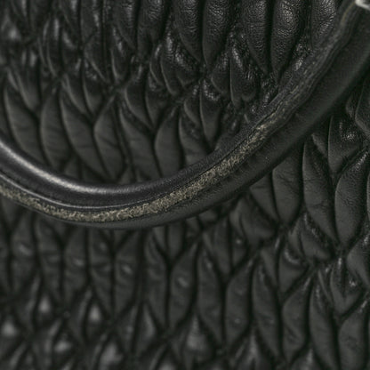 Miu Miu Nappa Matelasse Swarovski Crystal Tote Black 12 of 12